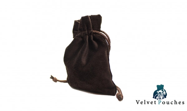 Game Accessories: Velvet and Cotton Gaming Pouch - Brown