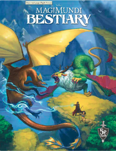 D&D: Magimundi Bestiary for 5th Edition (HC)