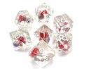 OSDRPG-151 RPG Dice Set: Infused - Red Flower