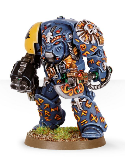 Warhammer 40K: Space Wolves - Rune Priest in Terminator Armour (Finecast)