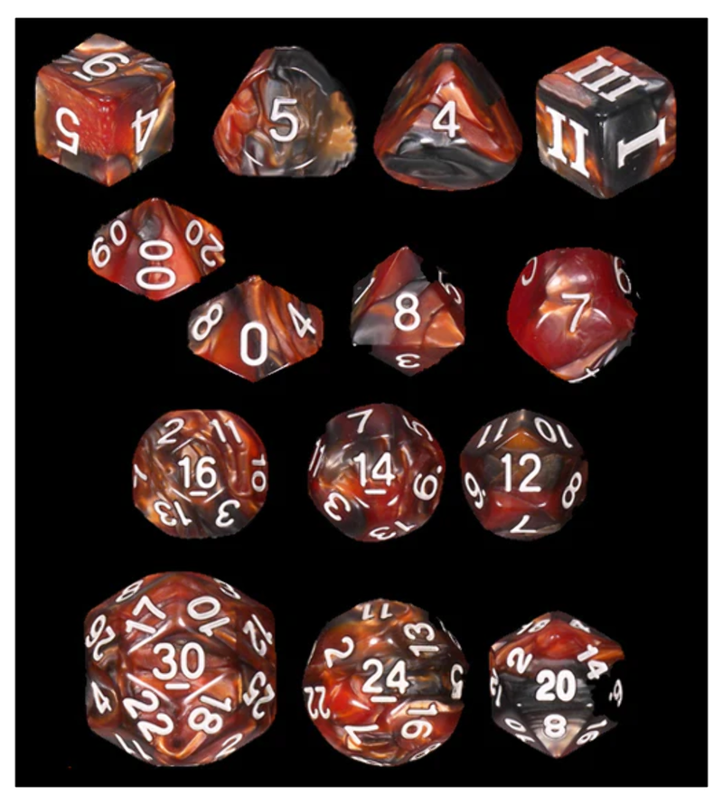 DCC RPG Dice: Unleashed Arcana Dice - Mage Bullets IMP001