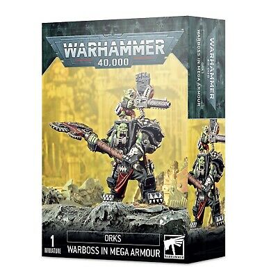 Warhammer 40K: Orks - Ork Warboss in Mega Armour