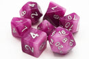 OSDRPG-216 Old School 7 Piece DnD RPG Dice Set: Gradients - Shades of Violet