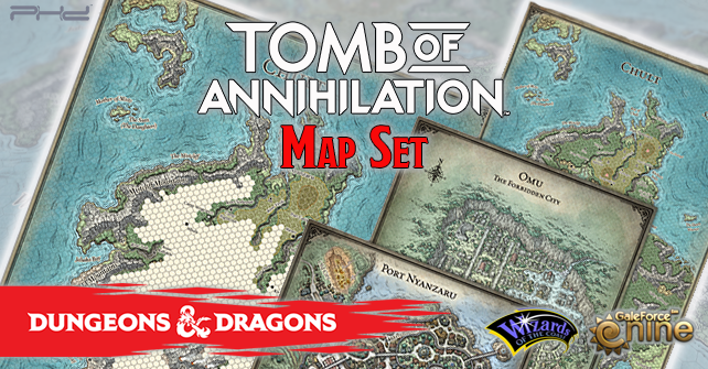 D&D 5E: Tomb of Annihilation Map Set