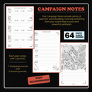Dungeon Notes DM's Journals 3 Pack - Red