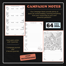 Dungeon Notes DM's Journals 3 Pack - Red