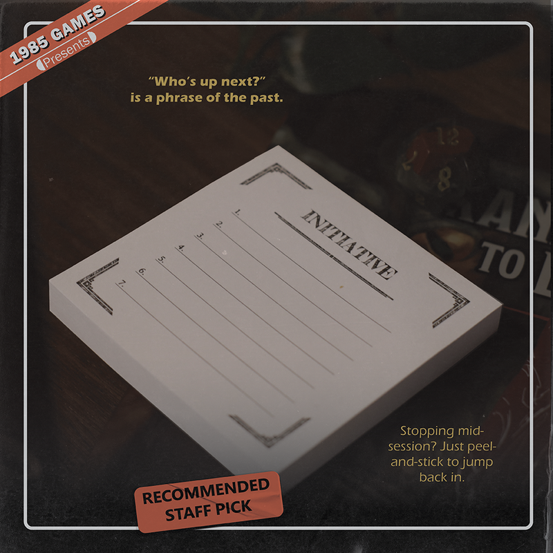 Dungeon Sticky Notes - Initiative Tracker 5 Pack