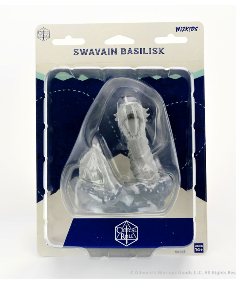 WZK 90378 Critical Role Unpainted Mini Swabain Basilisk