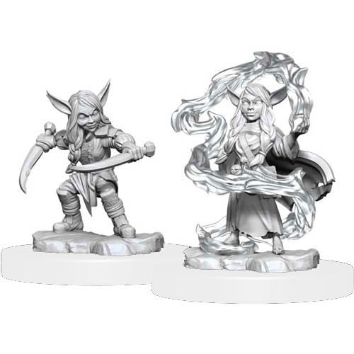 Critical Role Unpainted Miniatures: W1 Goblin Sorcerer & Rogue