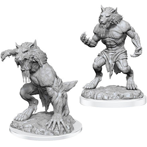 Critical Role Unpainted Miniatures: W3 Fey Werewolves