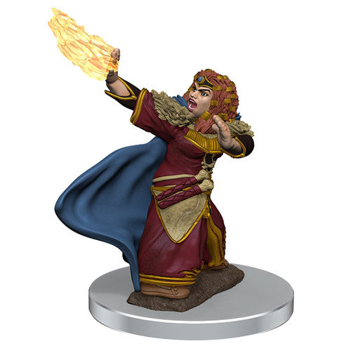 D&D Premium Painted Figure: W7 Female Dwarf Wizard WZD 93056
